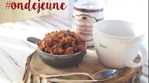 Fèves au lard à l'érable à la mijoteuse - La ferme des cent acres