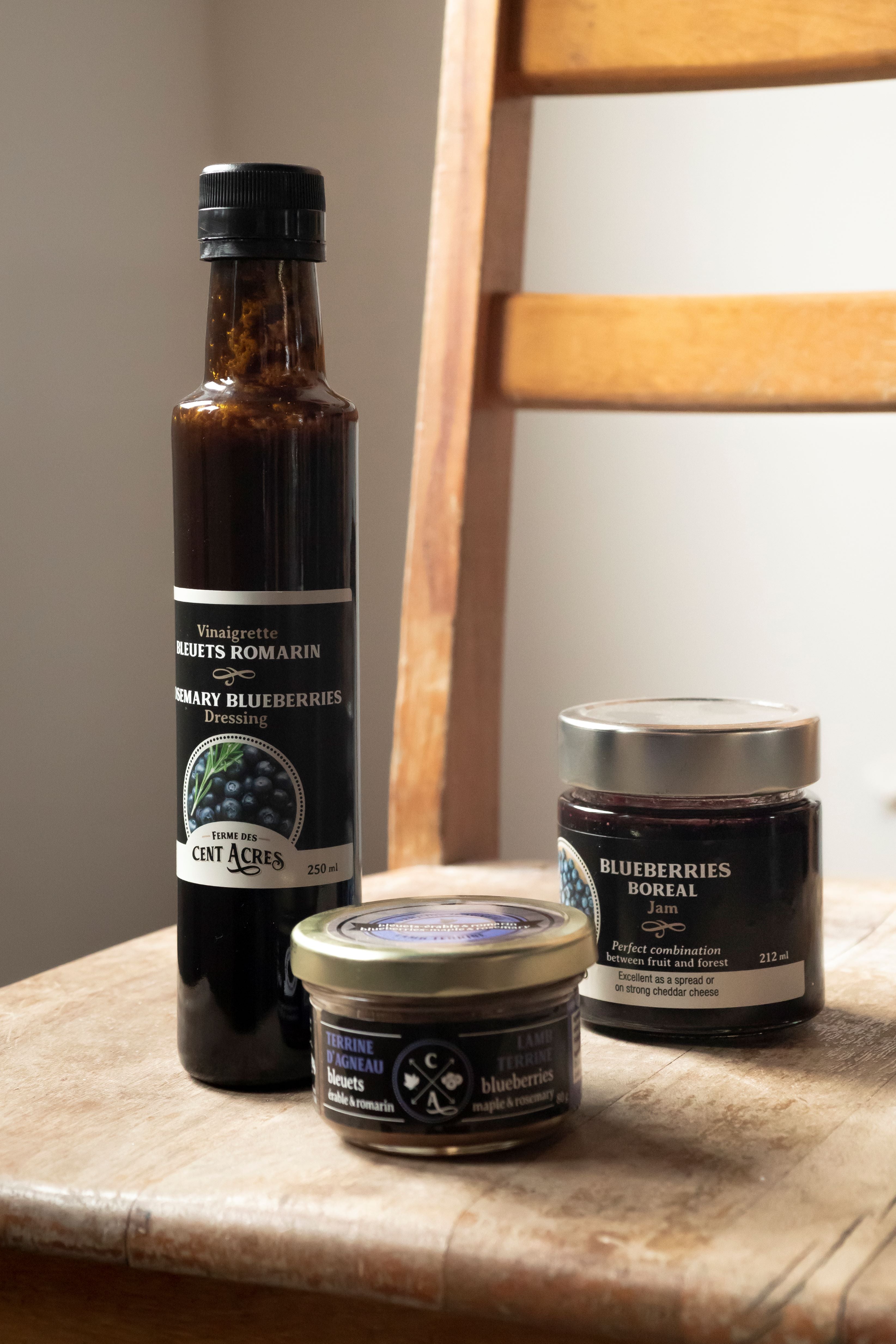 Trio bleuets - La ferme des cent acres - Produit du Québec