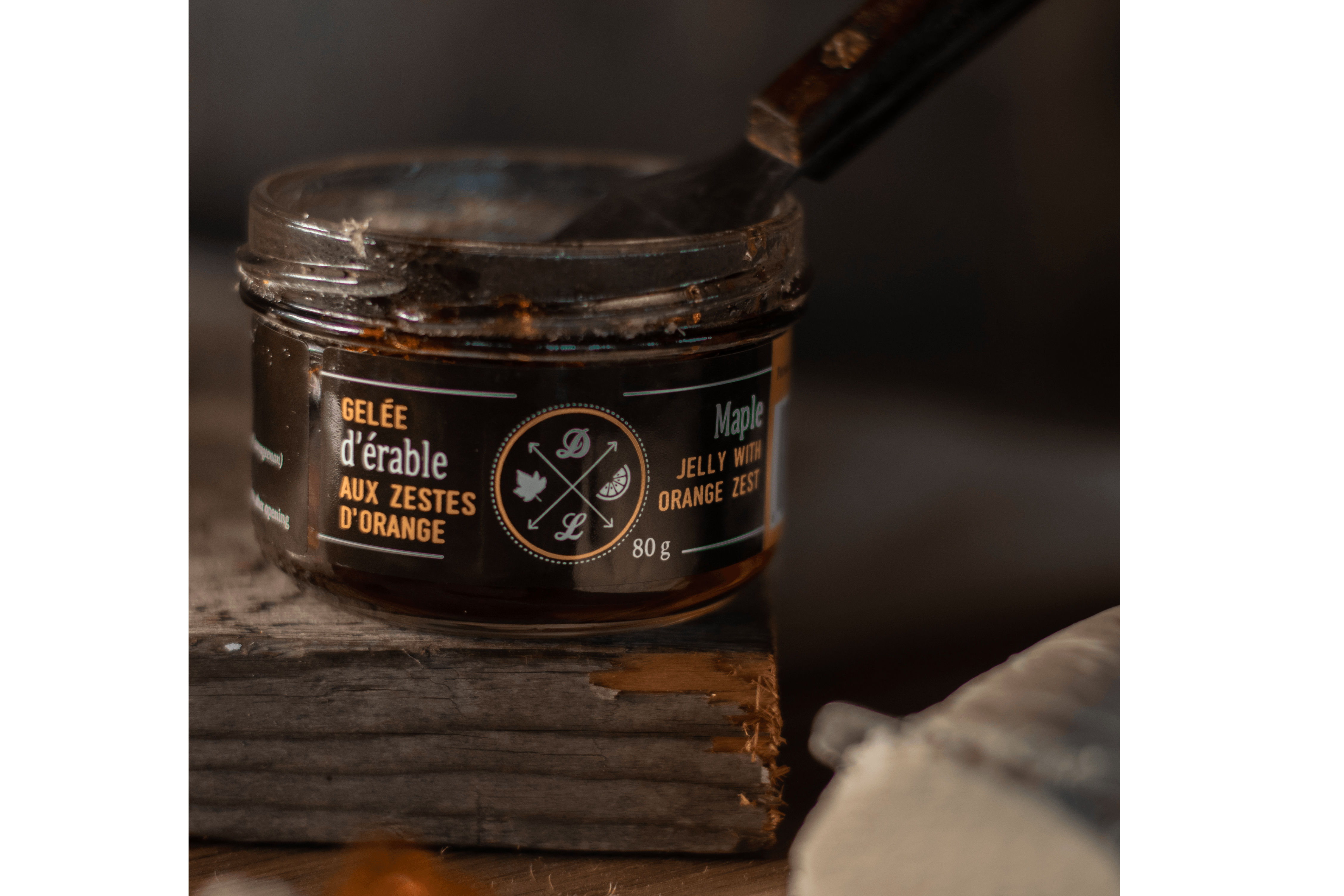 Gelée d'érable aux zestes d'orange - La ferme des cent acres - Produit du Québec