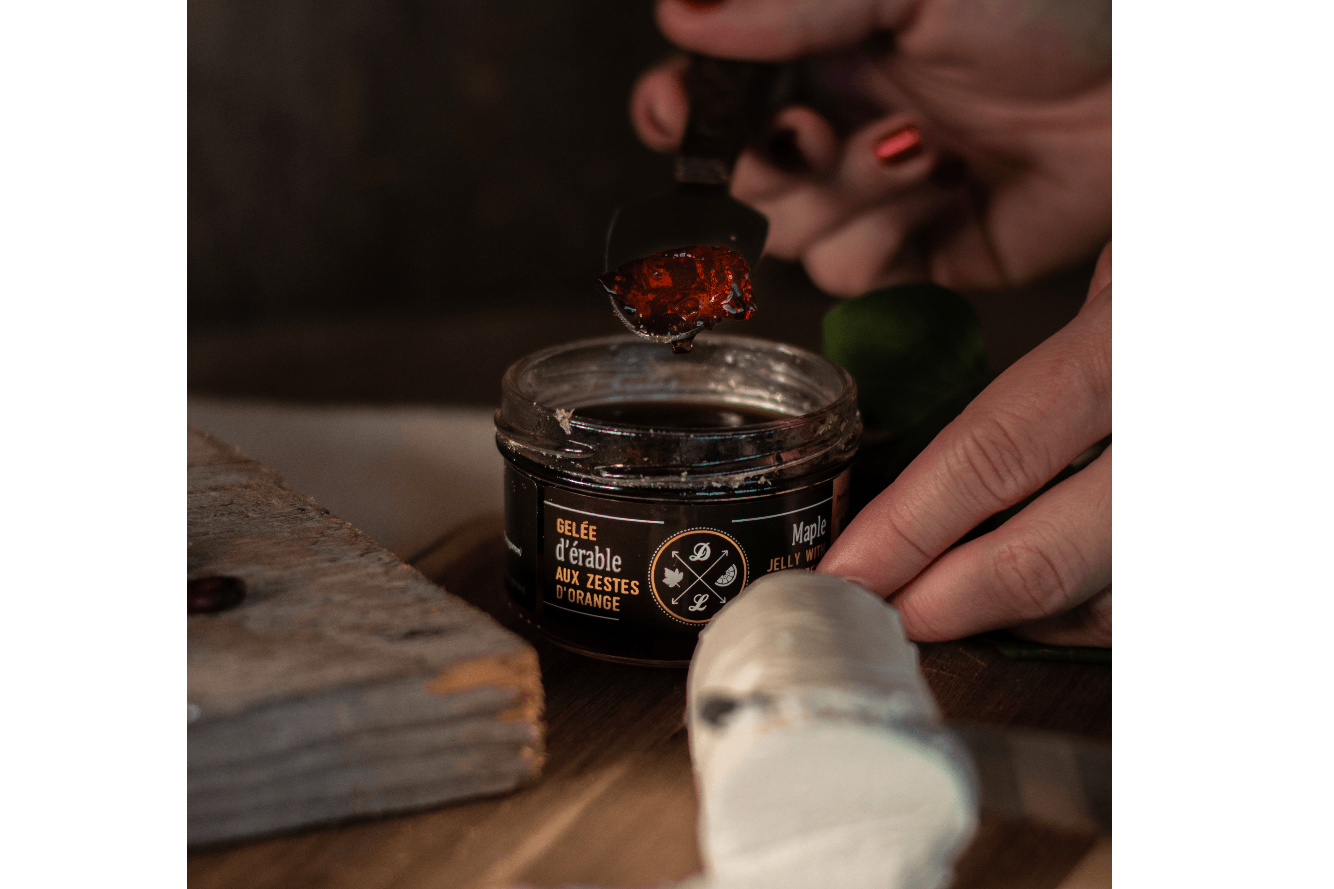 Gelée d'érable aux zestes d'orange - La ferme des cent acres - Produit du Québec