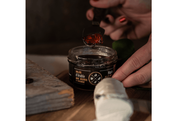 Gelée d'érable aux zestes d'orange - La ferme des cent acres - Produit du Québec
