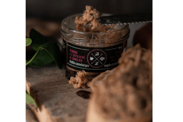 Terrine à l'effiloché de sanglier Érable & Canneberges - La ferme des cent acres - Produit du Québec