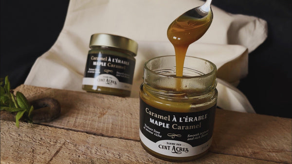 Caramel à l'érable - La ferme des cent acres - Produit du Québec