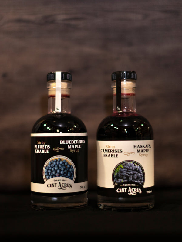 Sirop de camerises - La ferme des cent acres - Produit du Québec