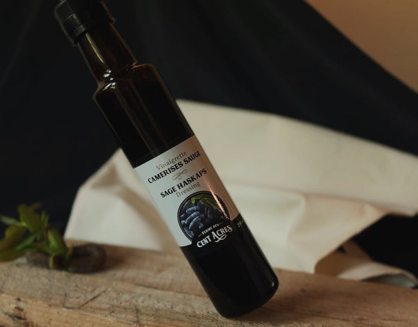 Vinaigrette camerises sauge - La ferme des cent acres - Produit du Québec