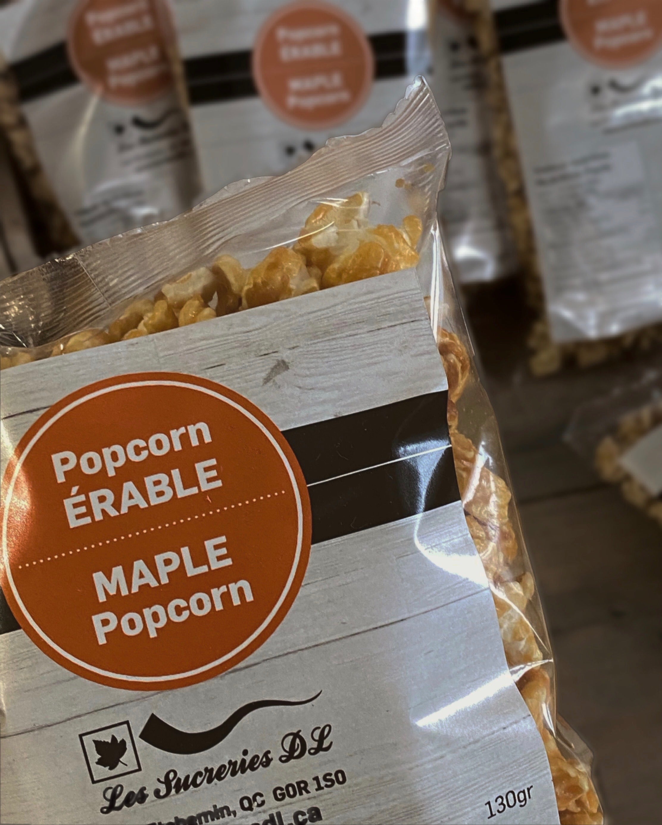 Popcorn à l'érable - La ferme des cent acres - Produit du Québec
